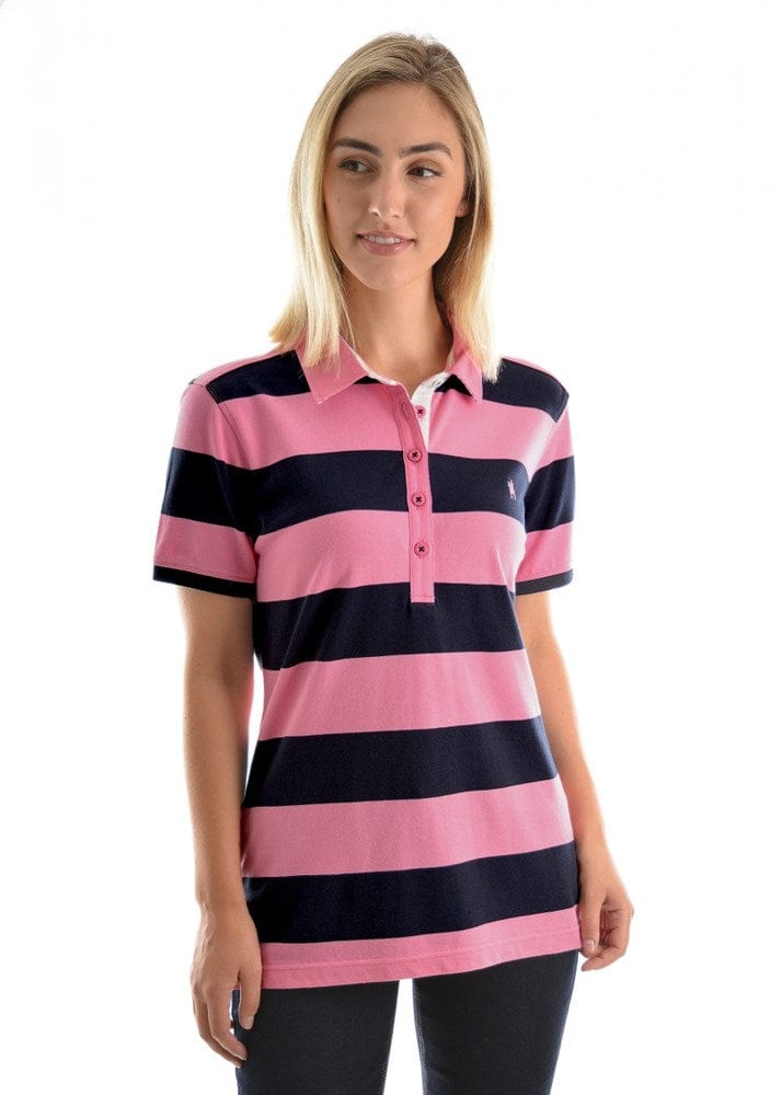 Load image into Gallery viewer, Thomas Cook Womens Rachel Stripe Polo
