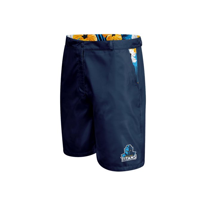 NRL Mens Aloha Golf Shorts - Titans