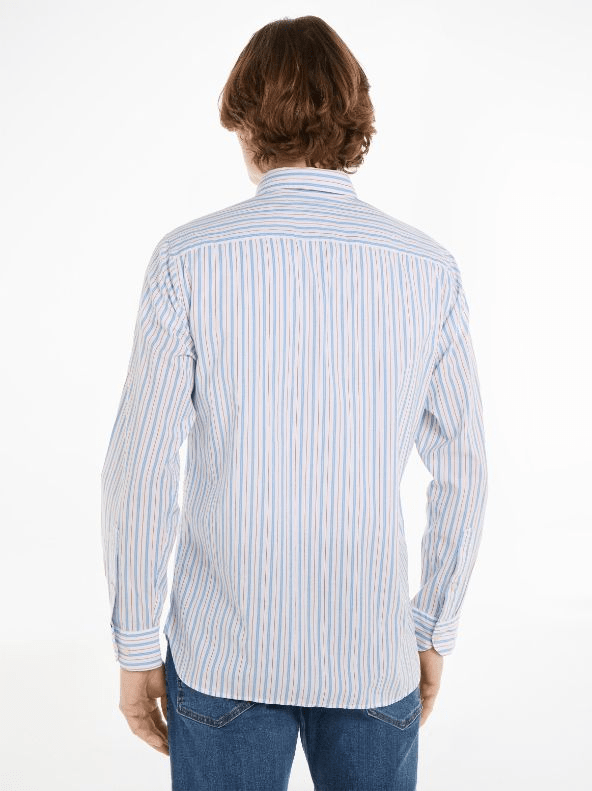 Load image into Gallery viewer, Tommy Hilfiger Natural Soft Striped Shirt
