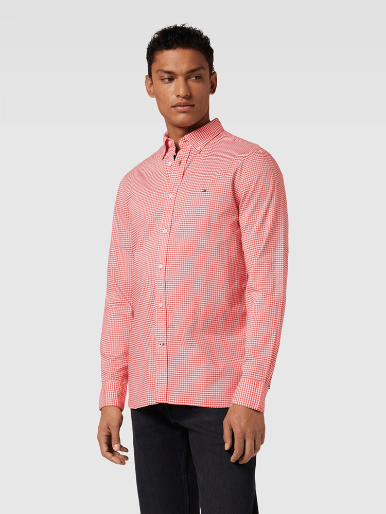 Load image into Gallery viewer, Tommy Hilfiger Mens Flex Textured Gingham Shirt
