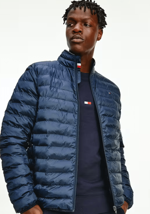 Load image into Gallery viewer, Tommy Hilfiger Mens Packable Recycled Circ Jacket
