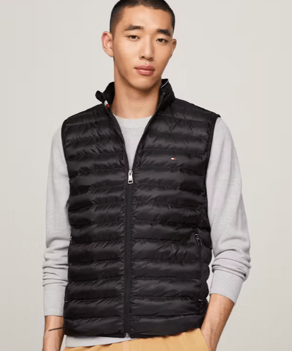 Load image into Gallery viewer, Tommy Hilfiger Mens Packable Recycled Circ Vest
