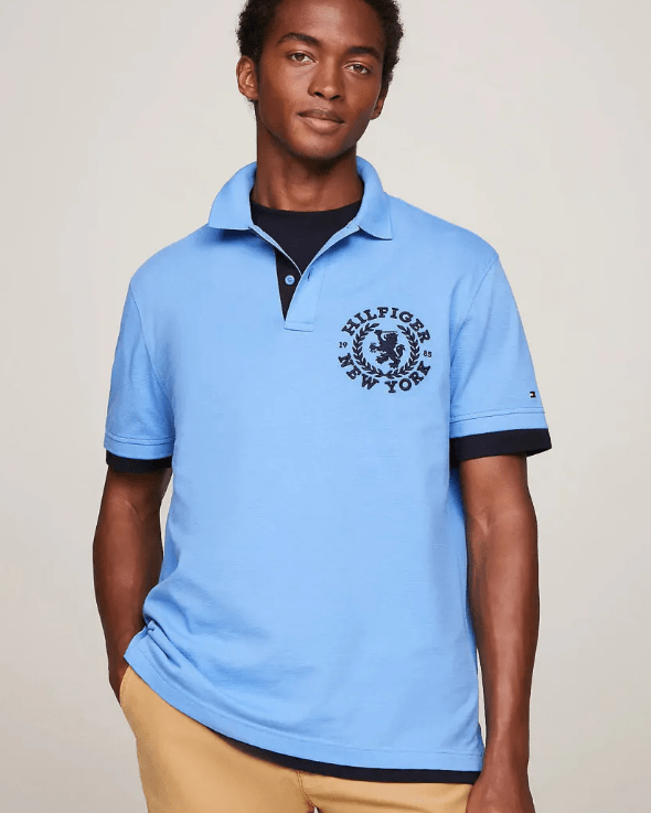 Load image into Gallery viewer, Tommy Hilfiger Mens Reg Fit WCC Brand Love Regular Polo

