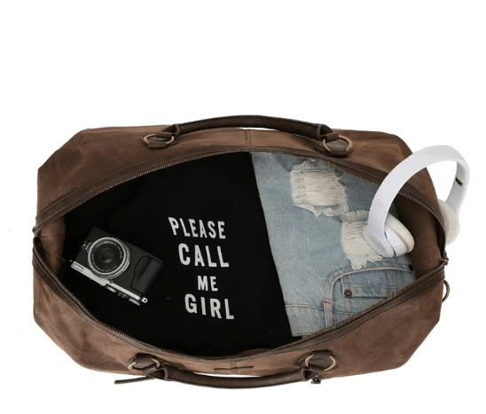 Load image into Gallery viewer, Tosca Waxed Canvas Duffle Bag

