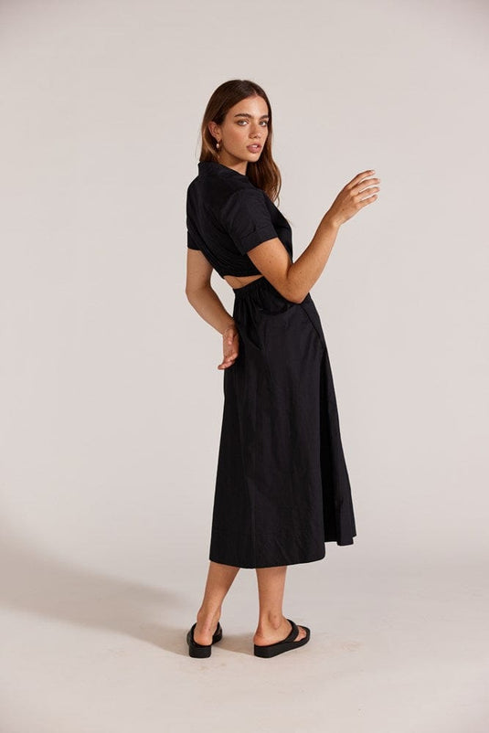 Staple the Label Sutton Midi Shirt Dress