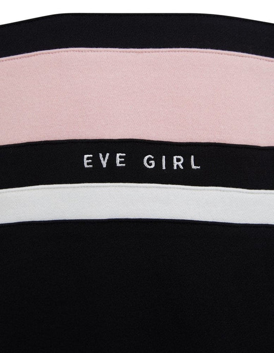 Eve Girl Girls Base Contrast Crew Jumpers