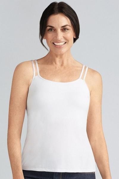 Mastectomy Cami Classic Tank Top with Built-In Breast Prosthetics