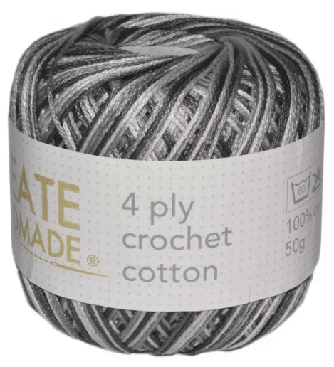 Create Handmade 4 ply Crochet Cotton