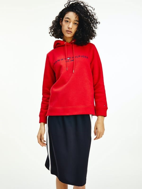 Load image into Gallery viewer, Tommy Hilfiger Womens Essential Drawstring Hoodie
