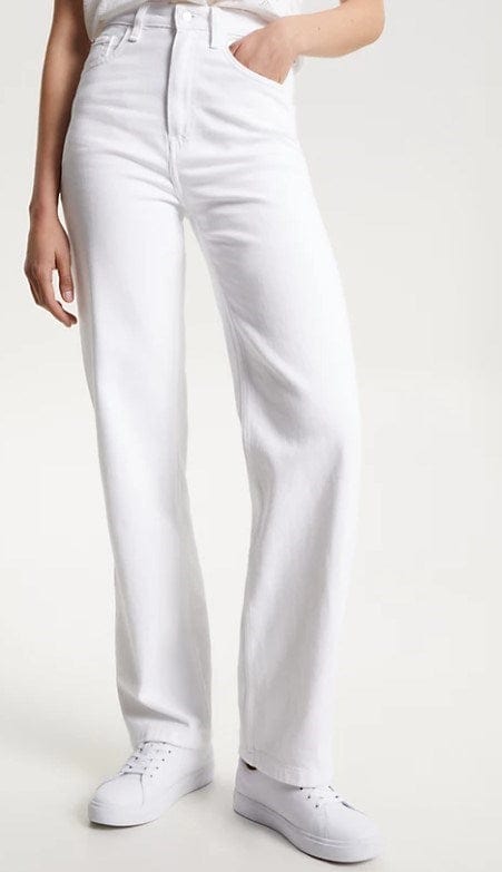 Tommy Hilfiger Womens High Rise Straight Relaxed Jeans