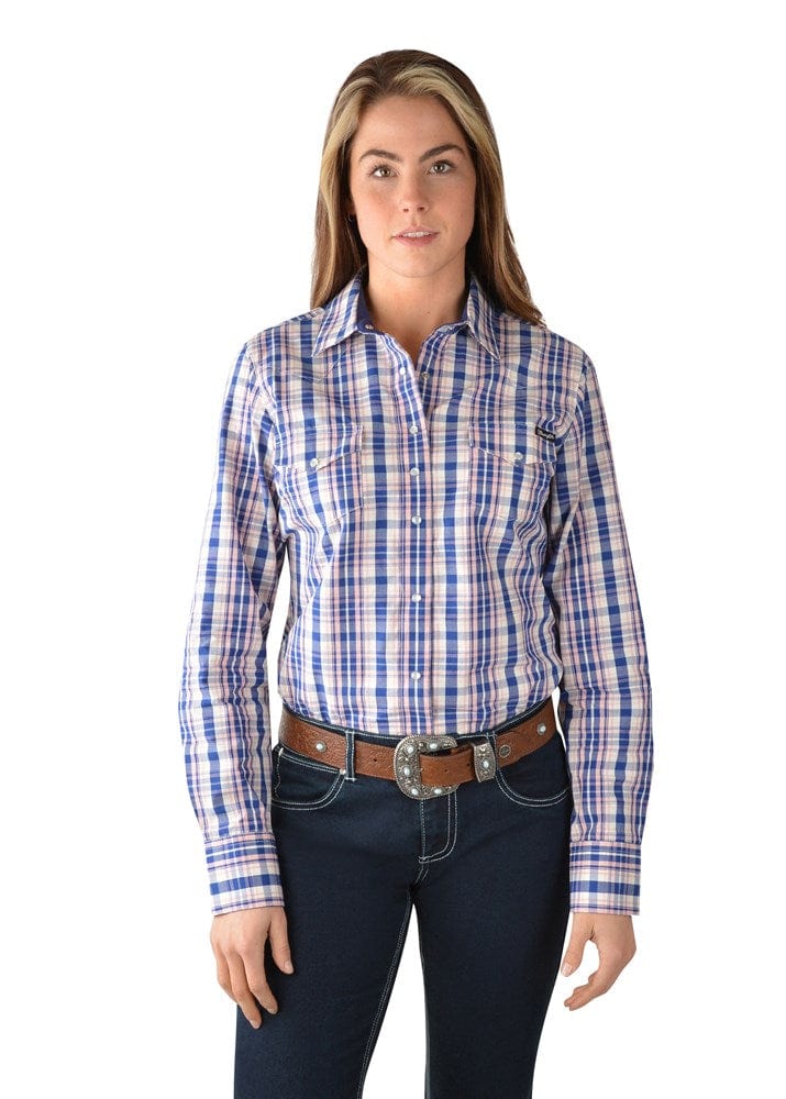 Load image into Gallery viewer, Wrangler Womens Isabelle Check Western Shirt
