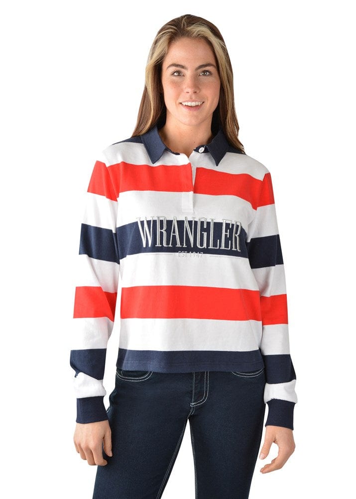 Load image into Gallery viewer, Wrangler Womens Charlotte Fashion Rugby
