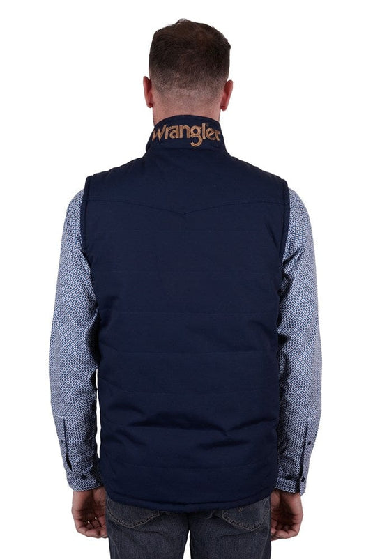 Wrangler Mens Hughes Reversible Vest