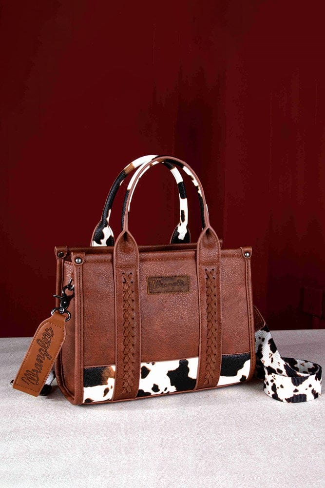 Load image into Gallery viewer, Wrangler Cow Print Crossbody Bag
