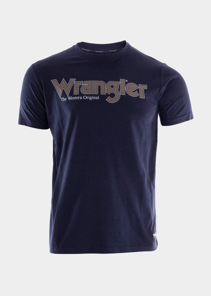 Load image into Gallery viewer, Wrangler Mens Ryder Logo Short Sleeve Tee
