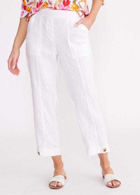 Load image into Gallery viewer, Yarra Trail Womens Heavy Linen Pant
