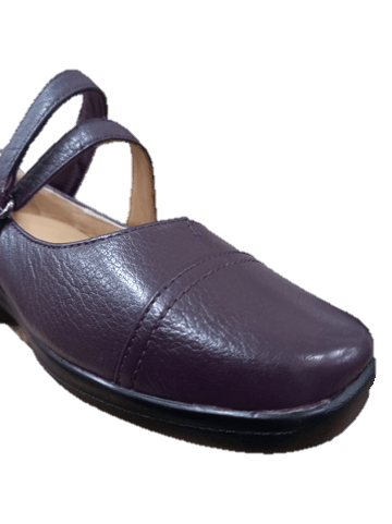 Ziera Womens Jammies XF-ZR Leather Shoe Aubergine