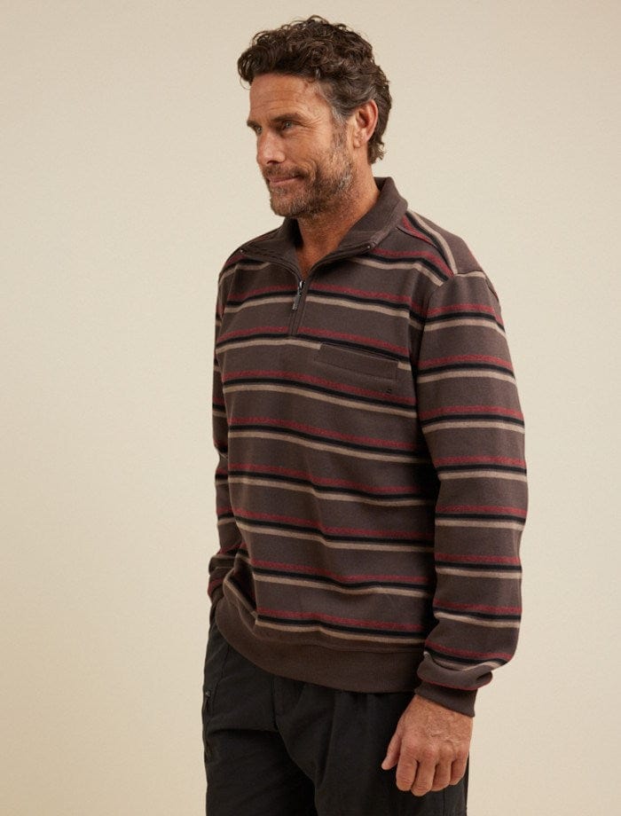 Load image into Gallery viewer, Breakaway Mens Access French Rib Half Zip
