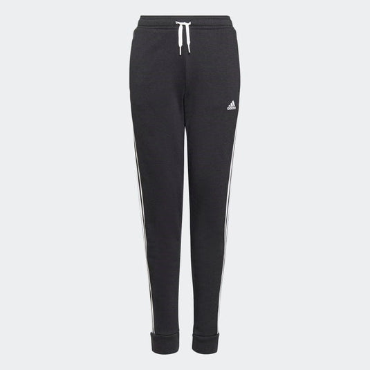 Adidas Girls Essentials 3-Stripes French Terry Trackpants - Black