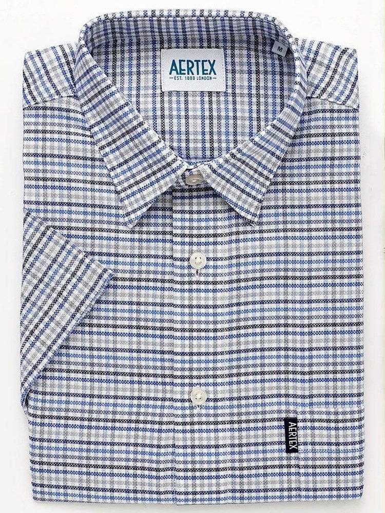 Load image into Gallery viewer, Aertex Mens Somerset Shirt - Blue
