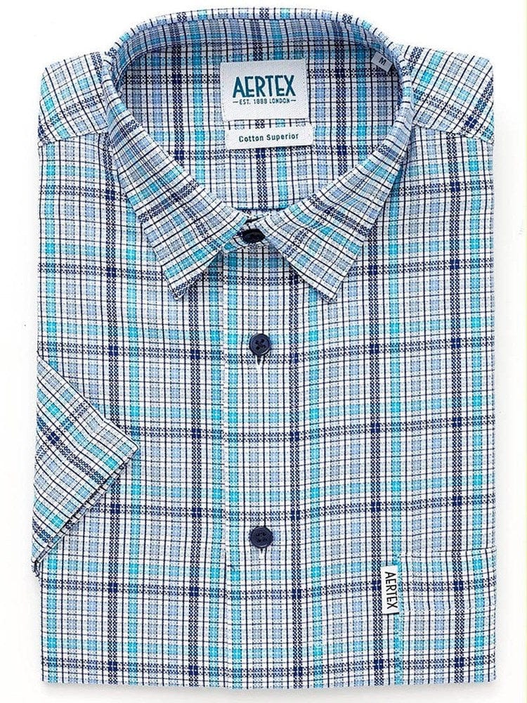 Load image into Gallery viewer, Aertex Mens Somerset Shirt - Blue
