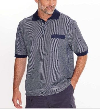 Load image into Gallery viewer, Breakaway Mens Zele Micro Prima Polo - Bigger Sizes
