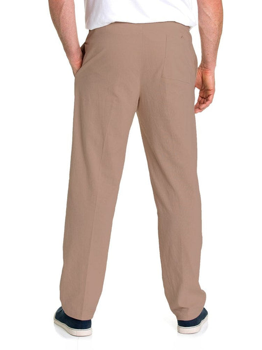 Breakaway Mens Cotton Crinkle Pant - Larger Sizes
