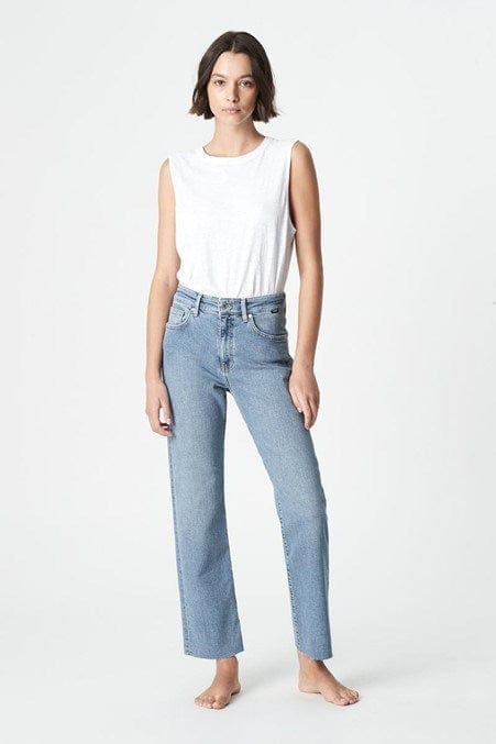 Mavi Womens Barcelona High-Rise Loose Straight Jeans