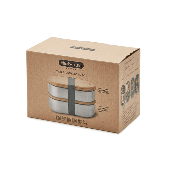 Black + Blum 500ml x 2 Bento Box - Stainless Steel