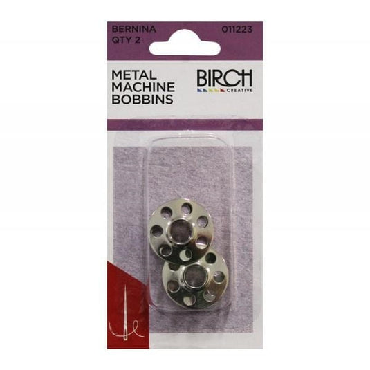 Birch Bernina Metal Machine Bobbins (2 Pack)