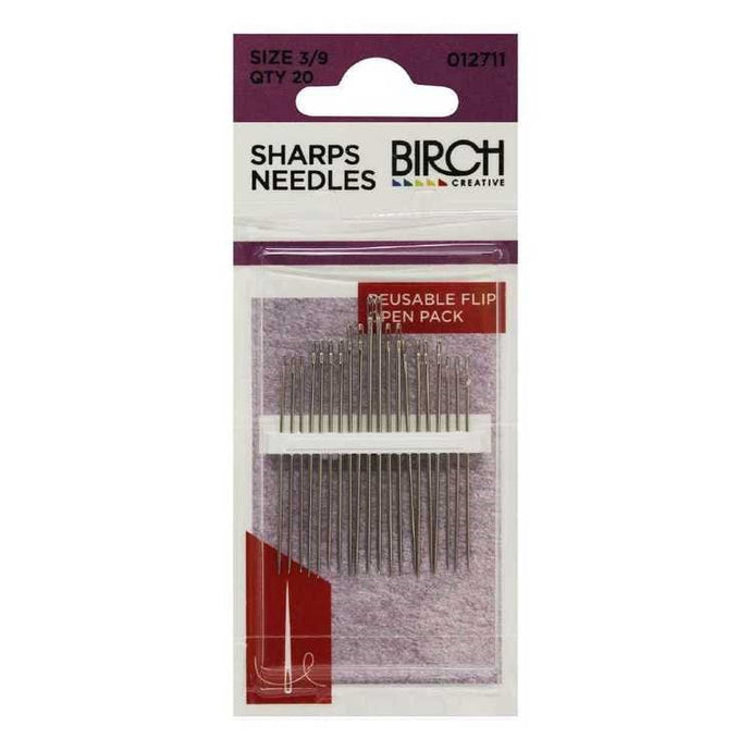 Birch Sharp Needles (3/9, 20 Pack)