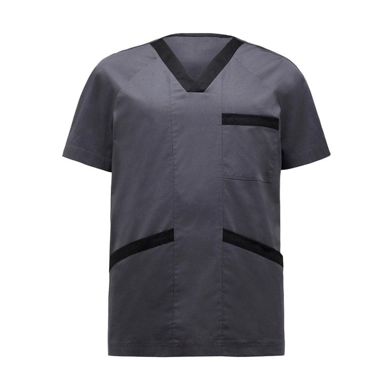 Load image into Gallery viewer, NNT Koller Unisex V Neck Contrast Scrub Top
