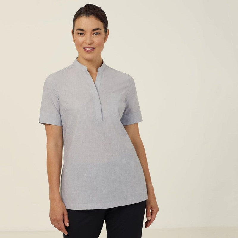 Load image into Gallery viewer, NNT Womens Poly Cotton End On End Short Sleeve Tunic
