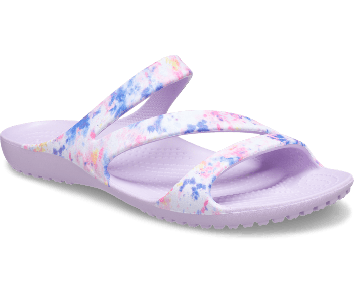 Load image into Gallery viewer, Crocs Womens Kadee II Tie Dye Graphic Sandal
