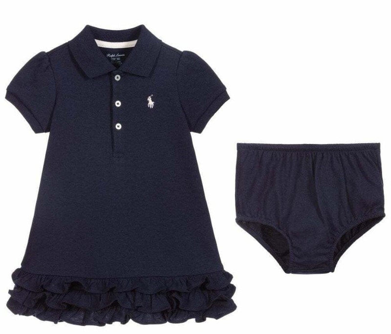 Load image into Gallery viewer, Ralph Lauren Infant Girls Knit Dress &amp; Knit Panty
