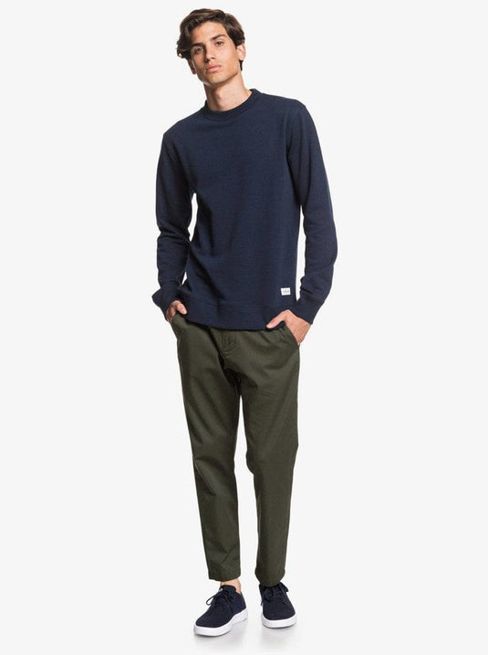 Quiksilver Mens Essentials Crew Terry