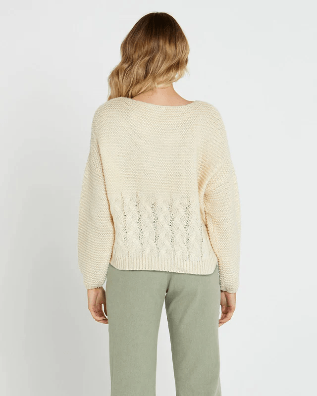 Load image into Gallery viewer, SASS Womens Erin Cable Knit Jumper
