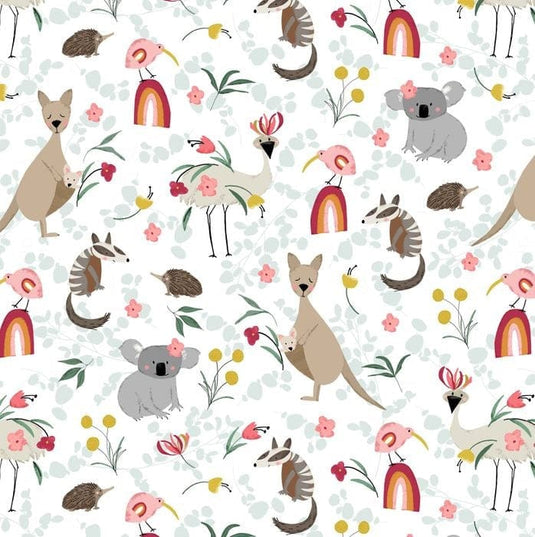 P&B Textiles Aussie Friends Animals - 1m