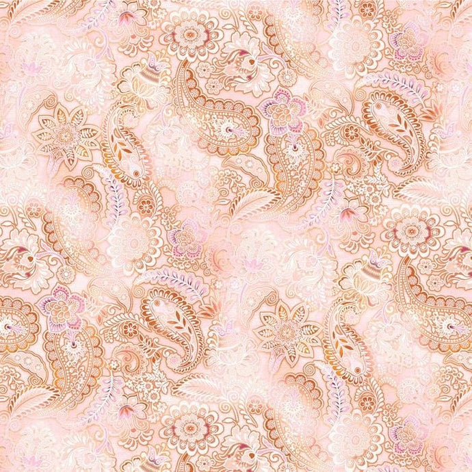 P&B Textiles Daniella Fabric - Spiral - 1m