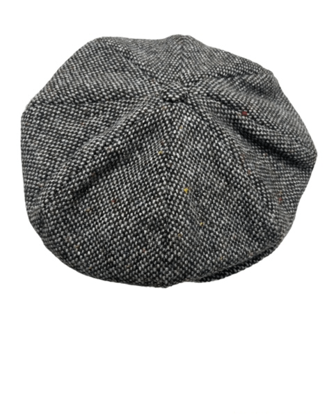 Load image into Gallery viewer, Hanna Hats Mens Plain Tweed 8 Piece Cap
