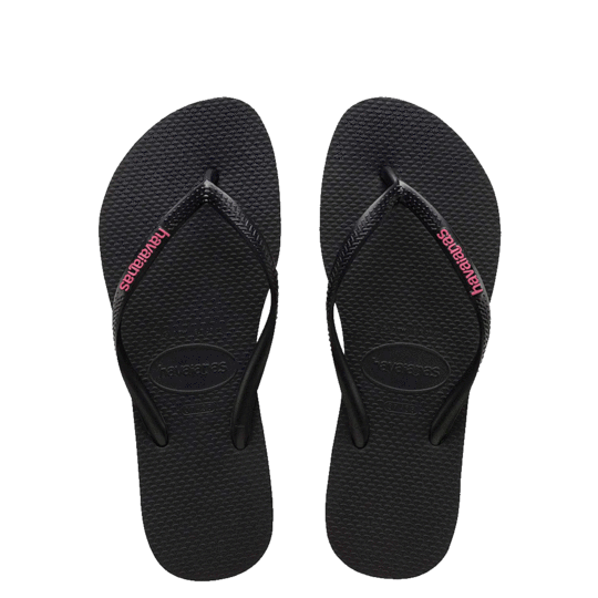 Load image into Gallery viewer, Havaianas Kids Slim Rubber Logo Thongs
