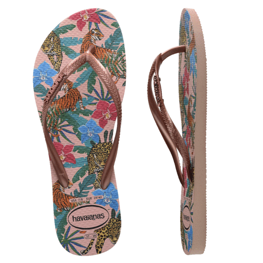 Load image into Gallery viewer, Havaianas Womens Slim Tropical Thongs
