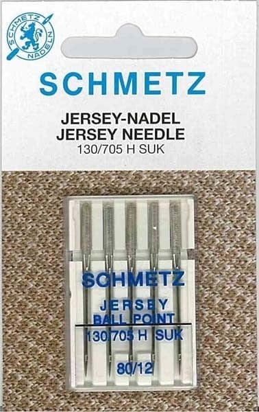 Schmetz Jersey Needle 130/705 H SUK (Various Sizes)