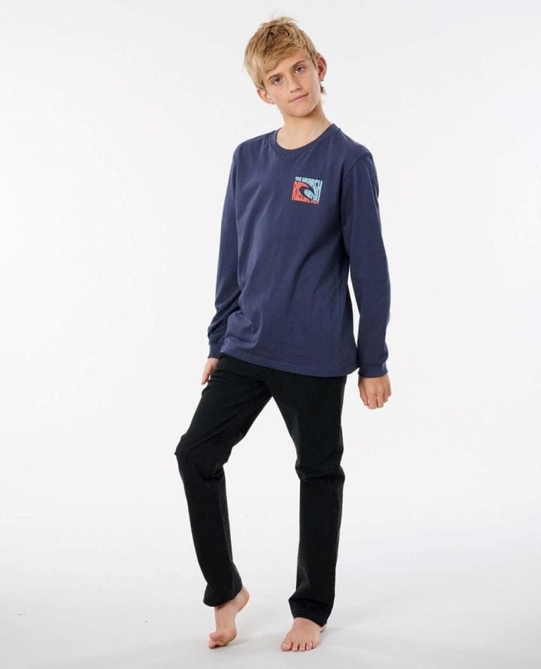 Load image into Gallery viewer, Rip Curl Boys Icon Cutout Long Sleeve T-Shirt
