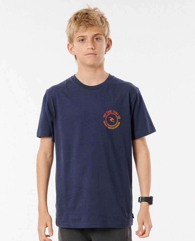 Load image into Gallery viewer, Rip Curl Boys Circle Fade T-Shirt
