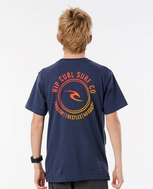 Rip Curl Boys Circle Fade T-Shirt