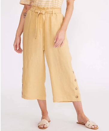 Yarra Trail Button Up Culotte