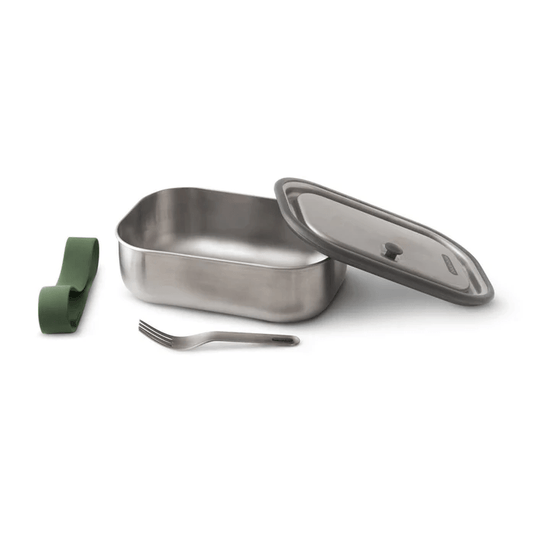 Black + Blum 600ml Stainless Steel Lunchbox - Olive