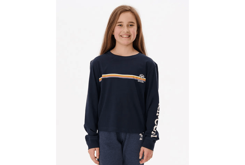 Load image into Gallery viewer, Rip Curl Girls Melting Wave Long Sleeve
