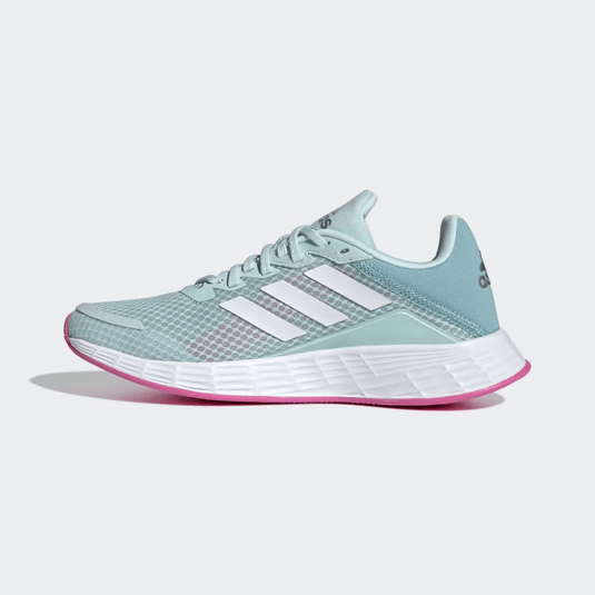 Adidas Kids Duramo SL Running Shoe - Halo Mint/ Cloud White/ Screaming Pink